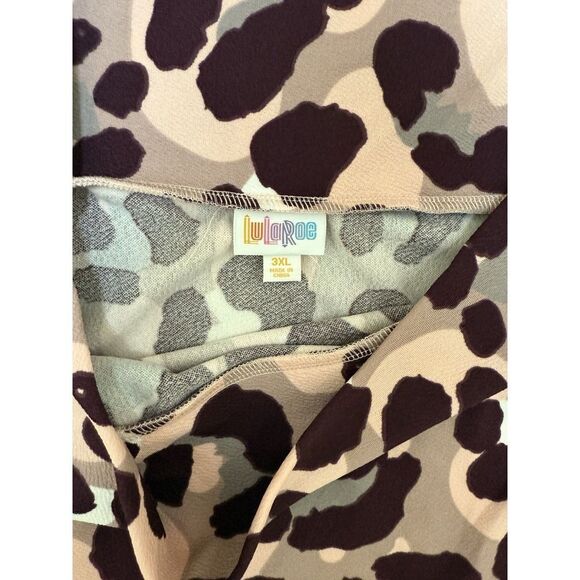 Lularoe Leopard Cheetah Cassie Pencil Skirt Animal Print. Womens. Sz 3XL - Picture 2 of 5